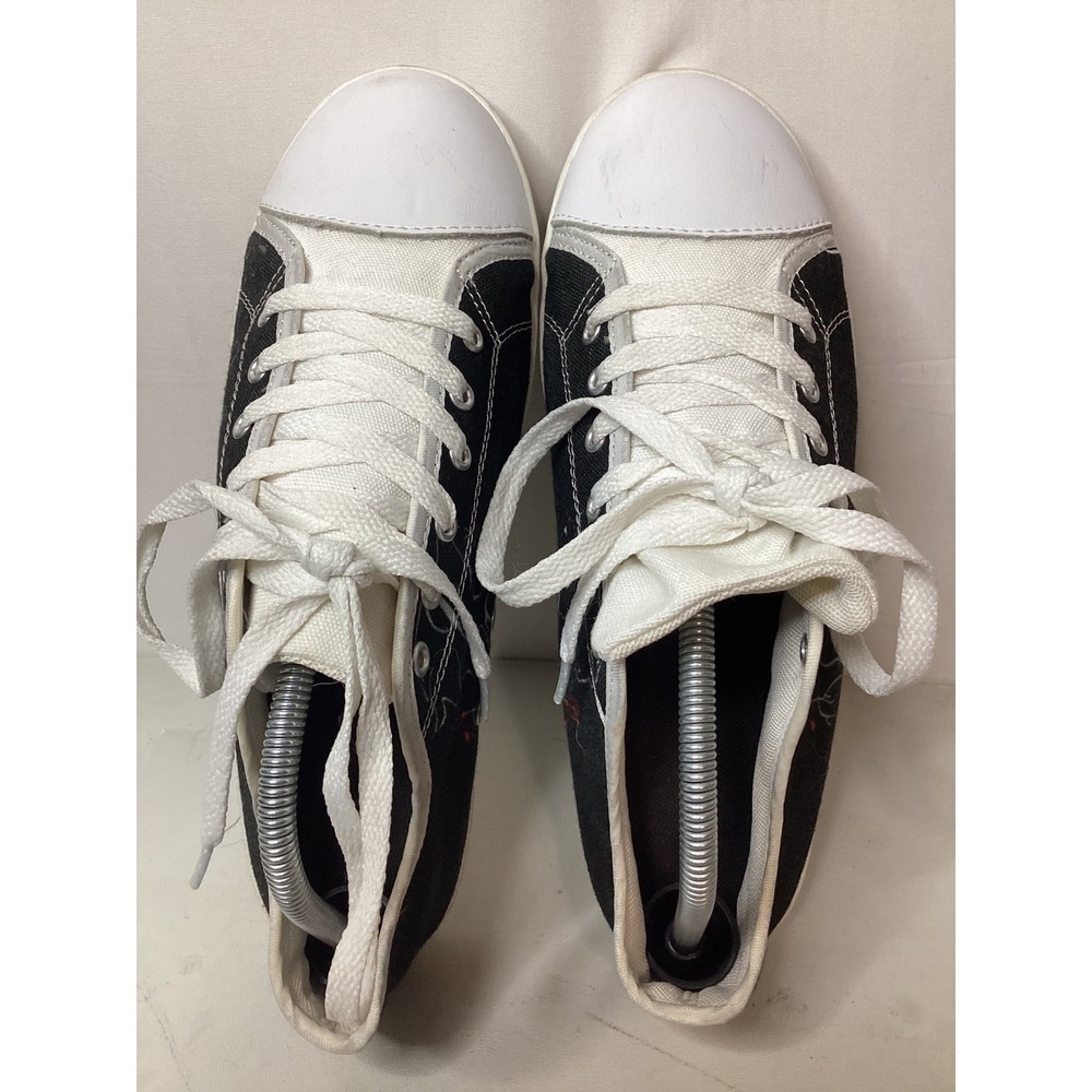 Womens Sneakers Low Top Canvas Beauty & the Beast Print Casual Shoes‎ - Picture 10 of 10